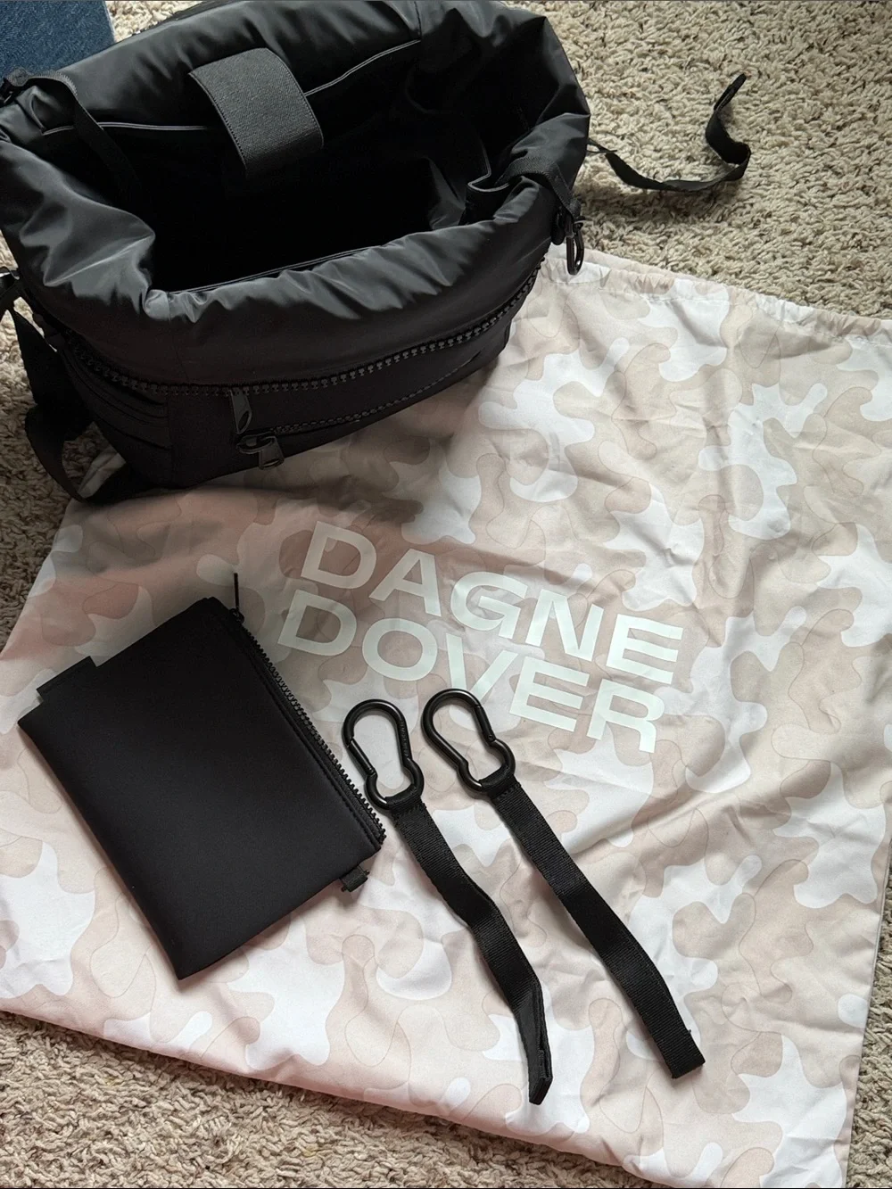 Dagne Dover Black Compact backpack Baby Bag